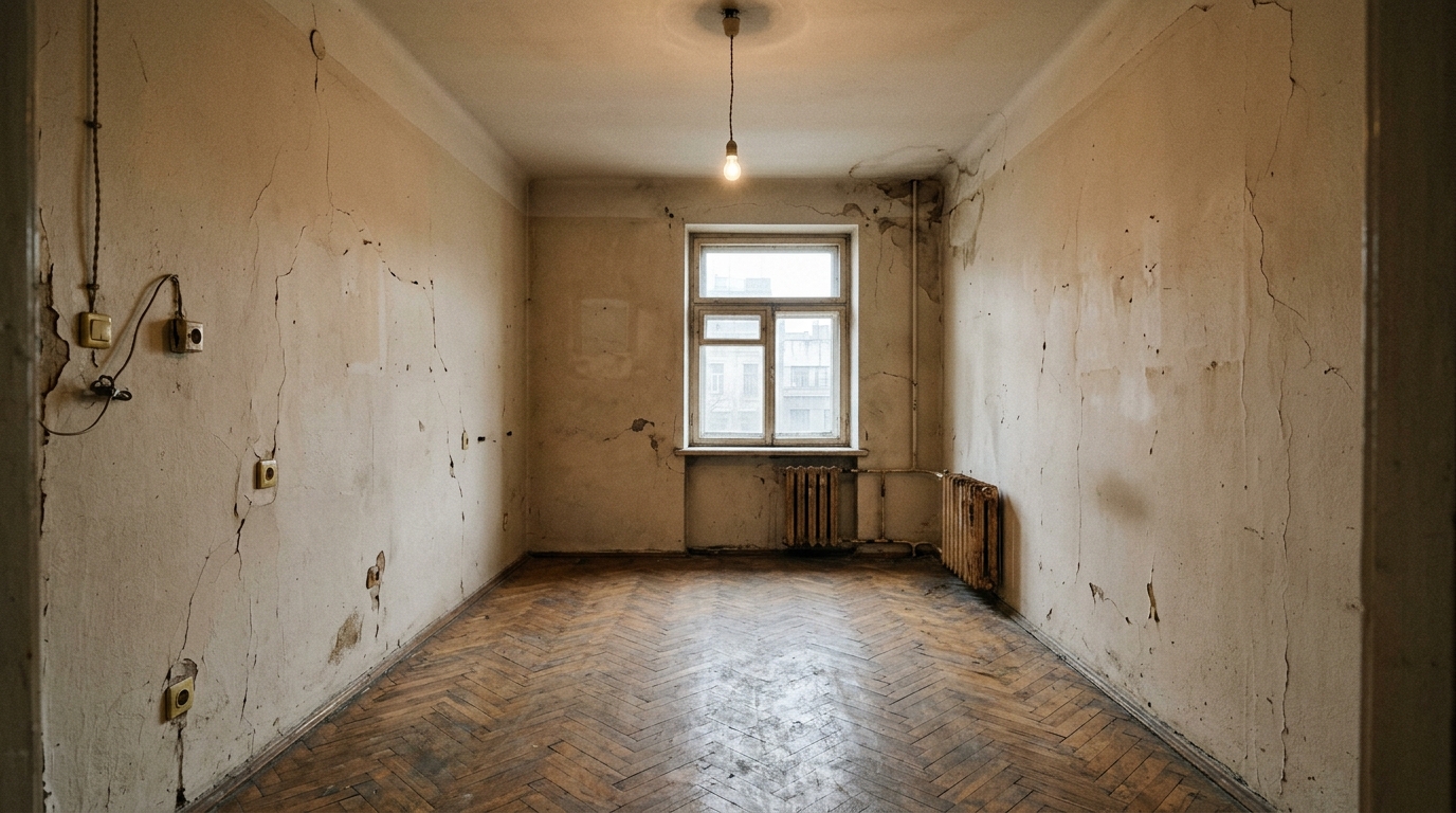 Mieszkanie przed remontem